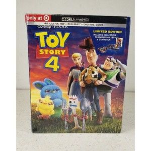 TOY STORY 4 4K Ultra HD/Blu-ray 3 Disc Limited Edition NEW Gallery/Storybook A60